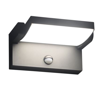 Brilagi - LED Vanjska zidna svjetiljka sa senzorom ANKLE LED/18W/230V 4000K IP65 antracit