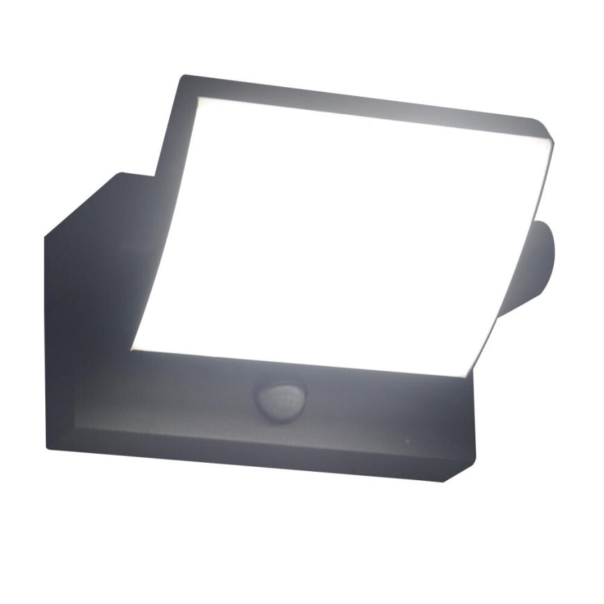 Brilagi - LED Vanjska zidna svjetiljka sa senzorom ANKLE LED/18W/230V 4000K IP65 antracit