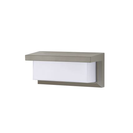 Brilagi - LED Vanjska zidna svjetiljka sa senzorom BRICKY LED/12W/230V siva IP54