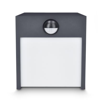 Brilagi - LED Vanjska zidna svjetiljka sa senzorom TERNI LED/12W/230V antracit IP44