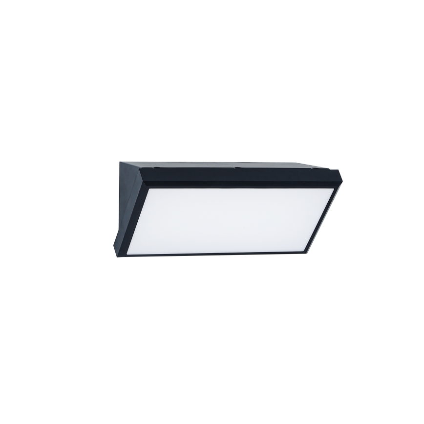 Brilagi - LED Vanjska zidna svjetiljka sa senzorom TRIANGLE LED/20W/230V crna IP65