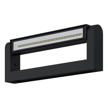 Brilagi - LED vanjska zidna svjetiljka SALERNO LED/12W/230V 35,5 cm crna IP65
