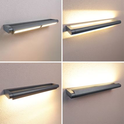 Brilagi - LED vanjsko zidno svjetlo SALERNO LED/24W/230V 66 cm antracit IP65