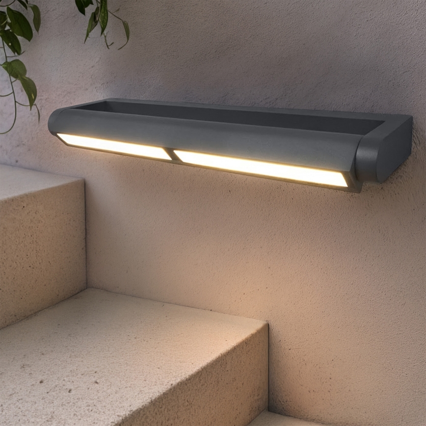 Brilagi - LED vanjsko zidno svjetlo SALERNO LED/24W/230V 66 cm antracit IP65