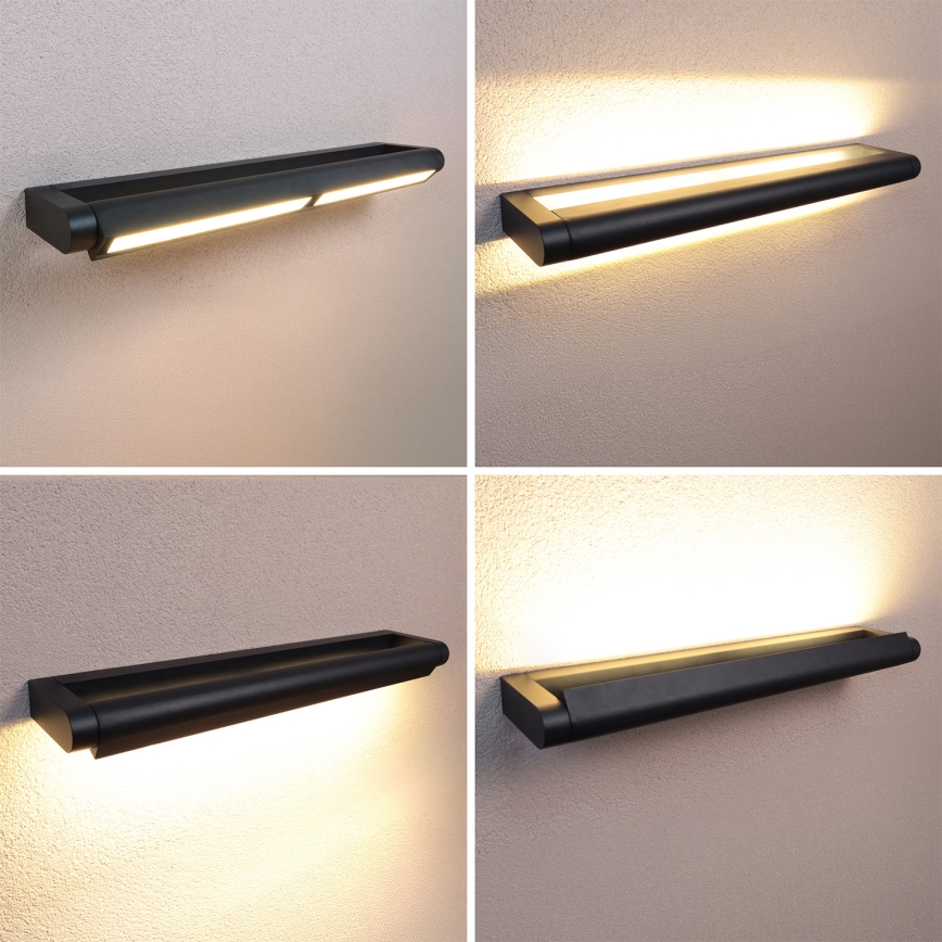 Brilagi - LED vanjska zidna svjetiljka SALERNO LED/24W/230V 66 cm crna IP65