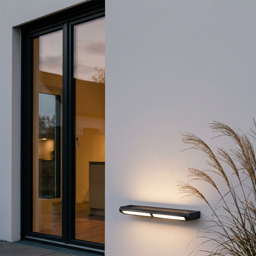 Brilagi - LED vanjska zidna svjetiljka SALERNO LED/24W/230V 66 cm crna IP65