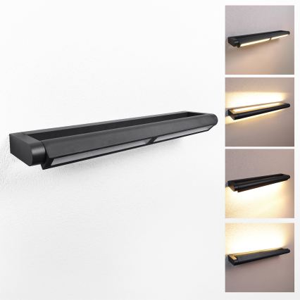 Brilagi - LED vanjska zidna svjetiljka SALERNO LED/24W/230V 66 cm crna IP65