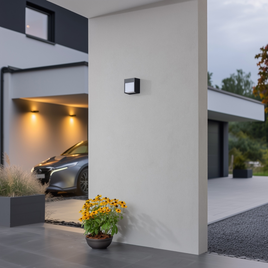 Brilagi - LED Vanjska zidna svjetiljka TERNI LED/12W/230V antracit IP44