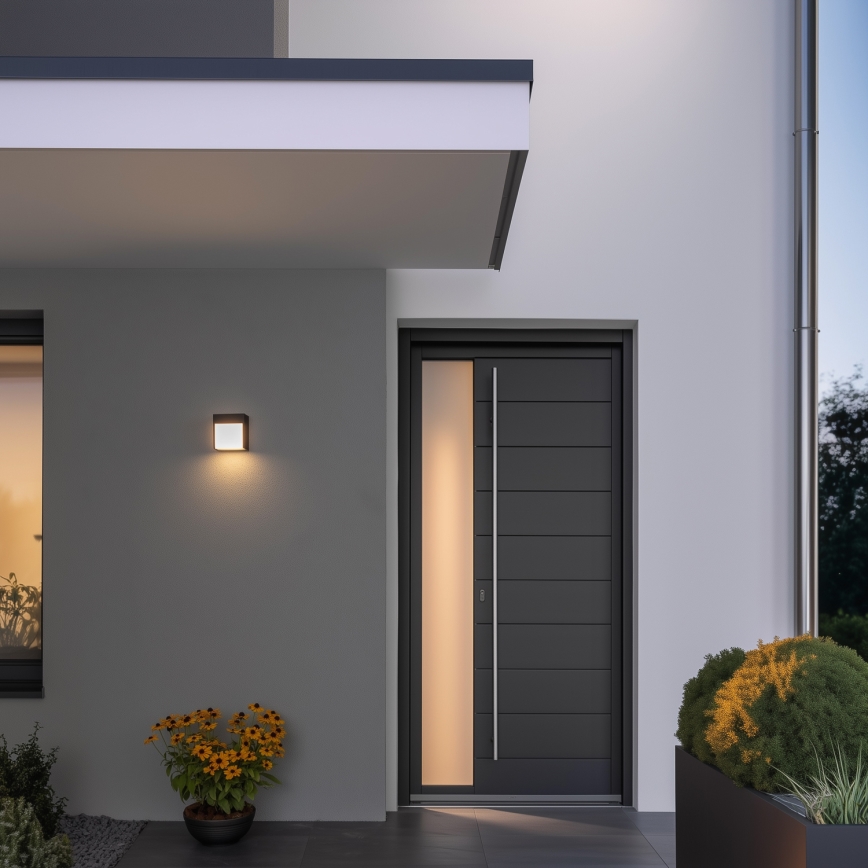 Brilagi - LED Vanjska zidna svjetiljka TERNI LED/12W/230V antracit IP44