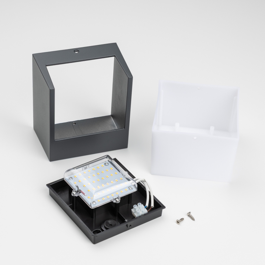 Brilagi - LED Vanjska zidna svjetiljka TERNI LED/12W/230V antracit IP44