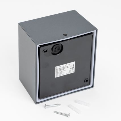Brilagi - LED Vanjska zidna svjetiljka TERNI LED/12W/230V antracit IP44