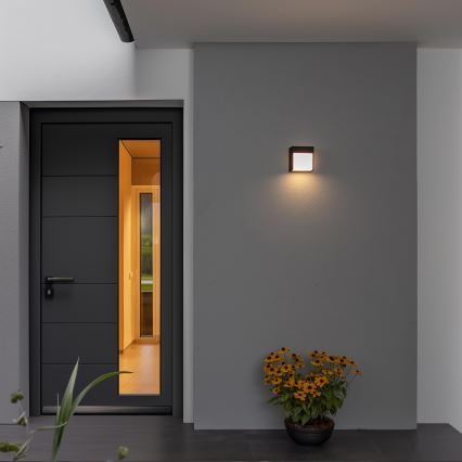 Brilagi - LED Vanjska zidna svjetiljka TERNI LED/12W/230V crna IP44