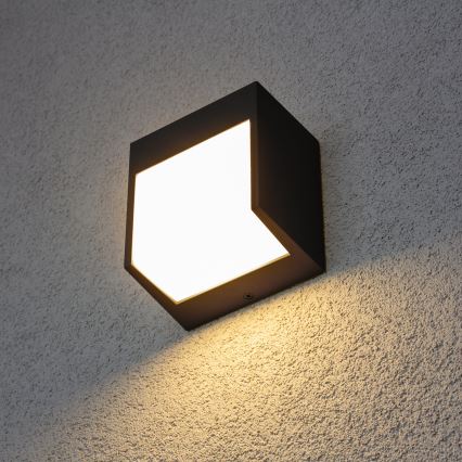 Brilagi - LED Vanjska zidna svjetiljka TERNI LED/12W/230V crna IP44