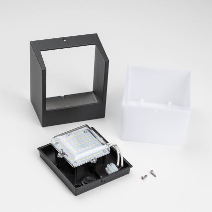 Brilagi - LED Vanjska zidna svjetiljka TERNI LED/12W/230V crna IP44
