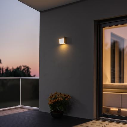 Brilagi - LED Vanjska zidna svjetiljka TERNI LED/12W/230V siva IP44