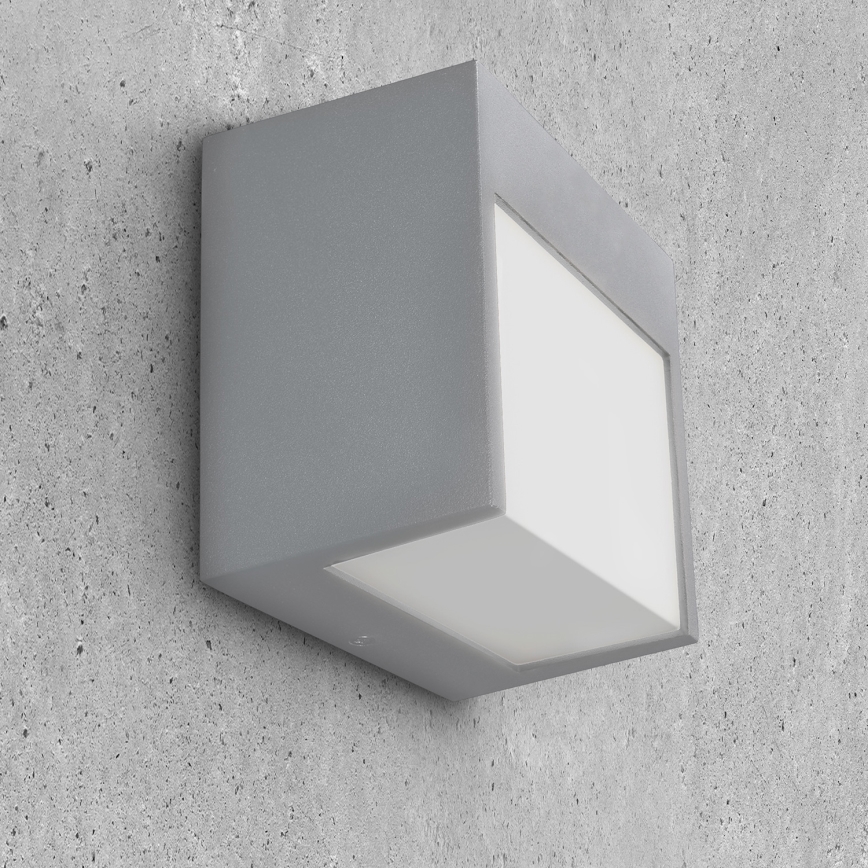 Brilagi - LED Vanjska zidna svjetiljka TERNI LED/12W/230V siva IP44
