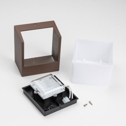 BRILAGI - LED vanjska zidna svjetiljka TERNI LED/12W/230V smeđa IP44
