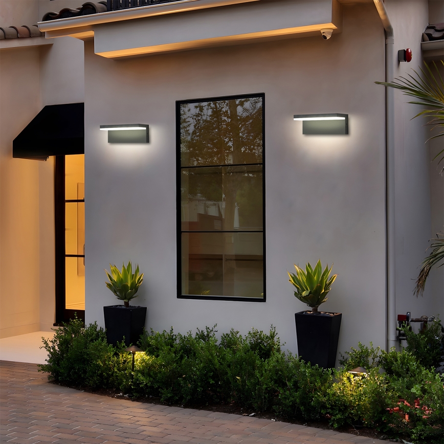 Brilagi - LED vanjska zidna svjetiljka TESSI LED/10W/230V antracit IP54