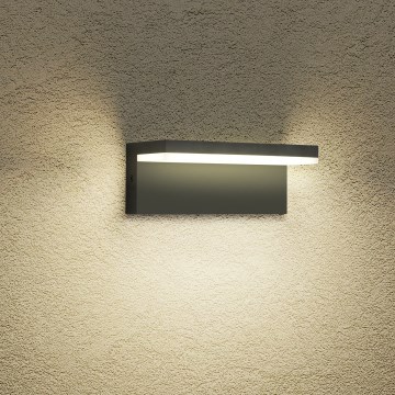 Brilagi - LED vanjska zidna svjetiljka TESSI LED/10W/230V crna IP54
