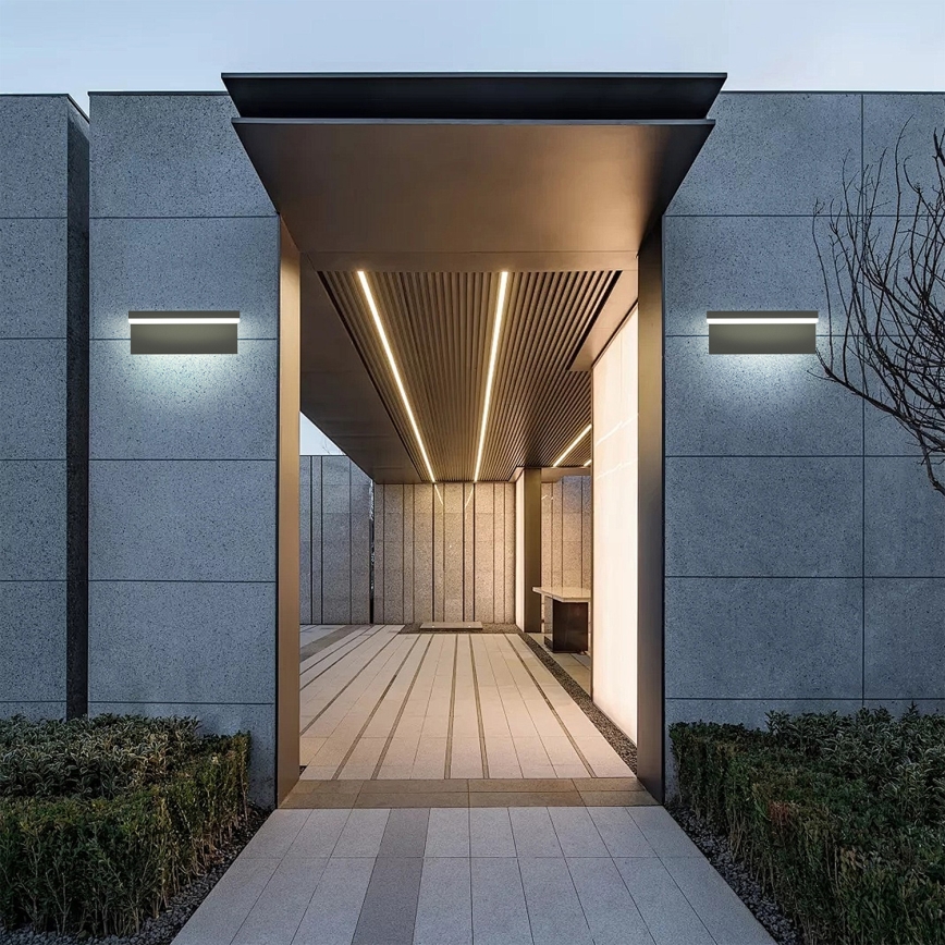 Brilagi - LED vanjska zidna svjetiljka TESSI LED/10W/230V crna IP54