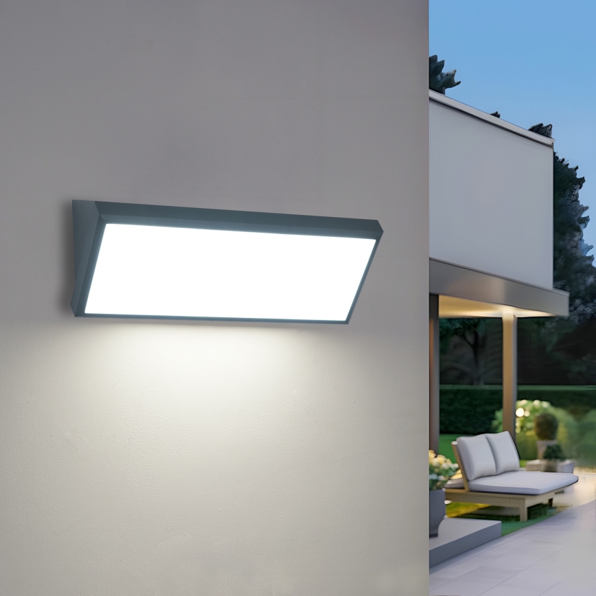 Brilagi - LED vanjsko zidno svjetlo TRIANGLE LED/42W/230V 3000/4000/6500K 45 cm antracit IP65
