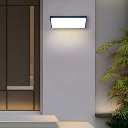 Brilagi - LED vanjsko zidno svjetlo TRIANGLE LED/42W/230V 45 cm crno IP65