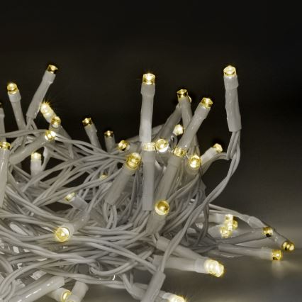 Brilagi - LED Vanjske božićne lampice 120xLED/8 funkcija/3xAA 9,5m bijela IP44 topla bijela + daljinski upravljač
