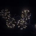 Brilagi - LED vanjski božićni lanac 150xLED 5m IP44 hladno bijelo svjetlo, efekt vatrometa