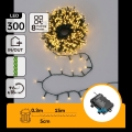 BRILAGI - LED vanjski božićni lanac 300xLED/3xAA/8 funkcija 15,3m IP44 topla bijela