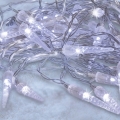 Brilagi - LED Vanjski Božićni lanac 50xLED/8 funkcija/3xAA 8m IP44 hladna bijela