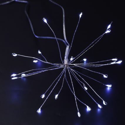 BRILAGI - LED Vanjski božićni niz 150xLED 5m IP44 hladno bijela efekt vatrometa