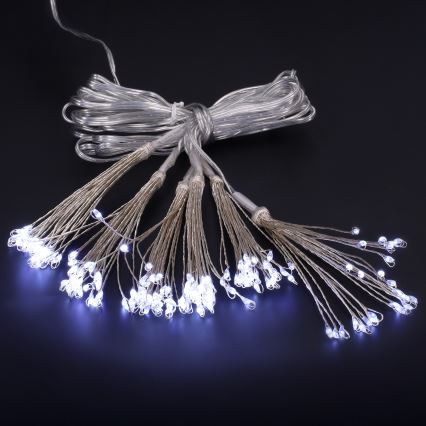 BRILAGI - LED Vanjski božićni niz 150xLED 5m IP44 hladno bijela efekt vatrometa