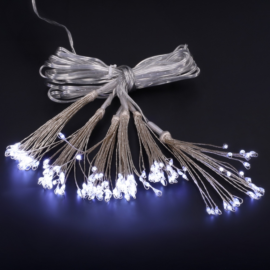 BRILAGI - LED Vanjski božićni niz 150xLED 5m IP44 hladno bijela efekt vatrometa