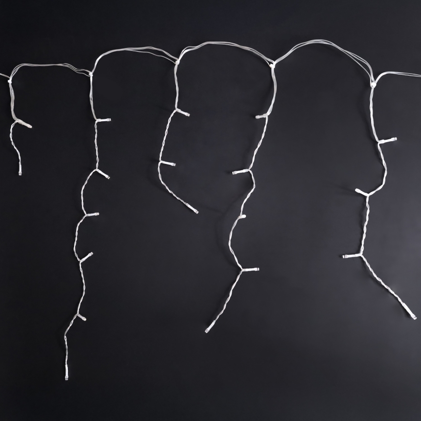 Brilagi - LED vanjski božićni lanac 200xLED/8 funkcija 13m IP44 topla bijela u obliku ledenica