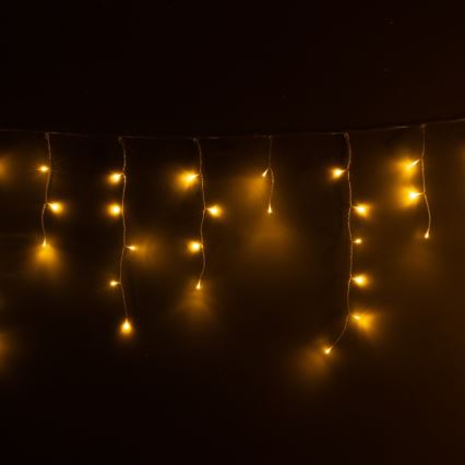 Brilagi - LED vanjski božićni lanac 200xLED/8 funkcija 13m IP44 topla bijela u obliku ledenica