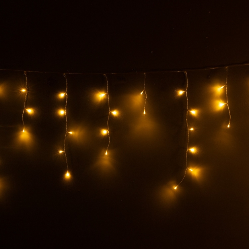 Brilagi - LED vanjski božićni lanac 200xLED/8 funkcija 13m IP44 topla bijela u obliku ledenica