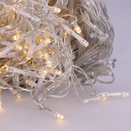 Brilagi - LED vanjski božićni lanac 200xLED/8 funkcija 13m IP44 topla bijela u obliku ledenica
