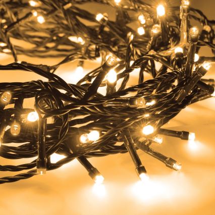 Brilagi - LED vanjski božićni niz 200xLED/8 funkcija 23 m IP44 topla bijela