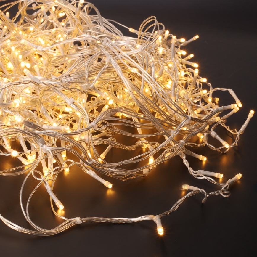 Brilagi - LED vanjski božićni lanac 360xLED/8 funkcija 14m IP44 topla bijela u obliku ledenica