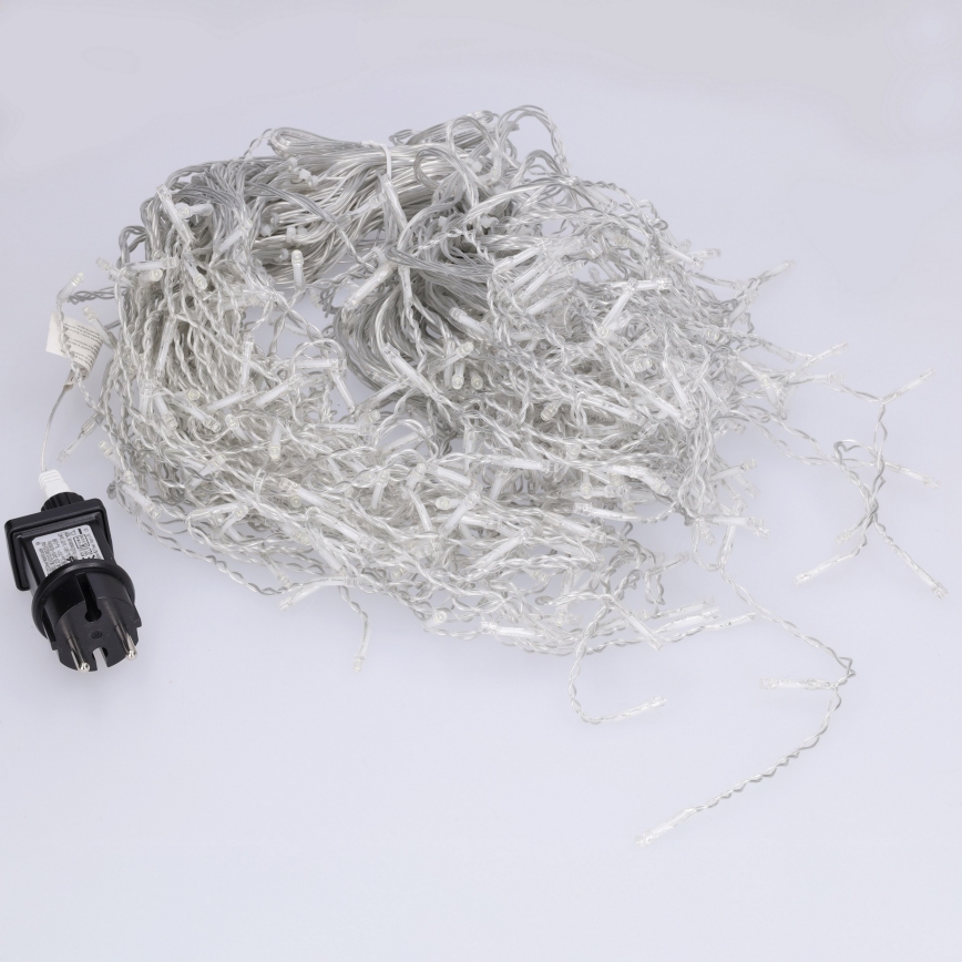 Brilagi - LED vanjski božićni niz 400xLED/8 funkcija 23m IP44 hladno bijela