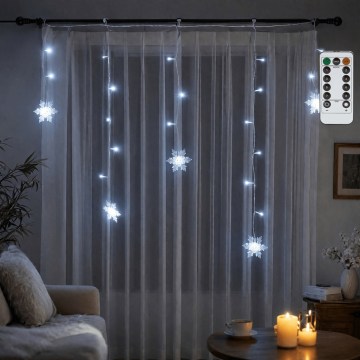 BRILAGI - LED vanjski božićni niz 60xLED/6W/6x0,7m IP44 hladno bijela