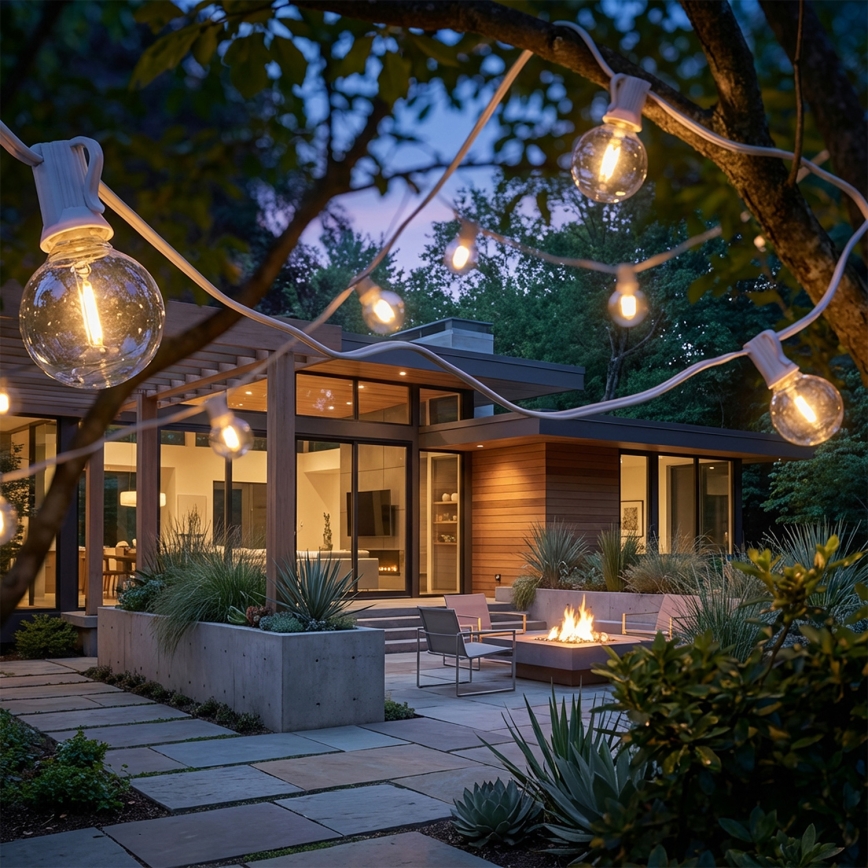 BRILAGI - LED vanjski dekorativni niz GIRLANDA 25xE12/0,8W/230V 20m bijela IP44 topla bijela