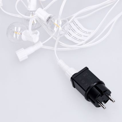BRILAGI - LED vanjski dekorativni niz GIRLANDA 25xE12/0,8W/230V 20m bijela IP44 topla bijela