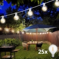 Brilagi - LED vanjski dekorativni niz GIRLANDA 25xE12/0,6W/24V 20m bijela IP44 topla bijela