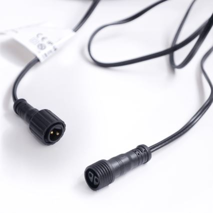 Brilagi - LED vanjski dekorativni niz GIRLANDA 25xE12/0,36W/24V 20m crni IP44 topla bijela