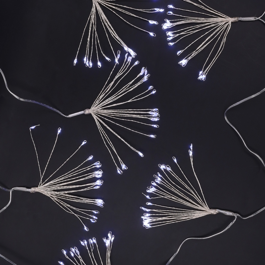 Brilagi - LED vanjski niz 150 LED, 5 m, IP44, hladno bijela, efekt vatrometa