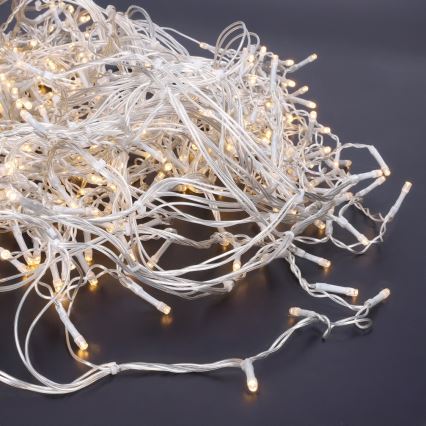Brilagi - LED vanjski svjetleći niz 360xLED/8 funkcija 14m IP44 topla bijela ledenice