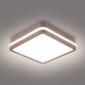 Brilagi - LED vanjsko stropno svjetlo BENE LED/18W/230V 21,5x21,5 cm smeđa IP54
