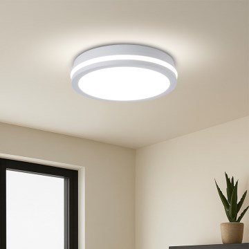 Brilagi - LED vanjsko stropno svjetlo BENE LED/24W/230V Ø 26 cm bijelo IP54