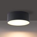 BRILAGI - LED vanjsko stropno svjetlo FORIS LED/14W/230V Ø 12 cm crna IP44